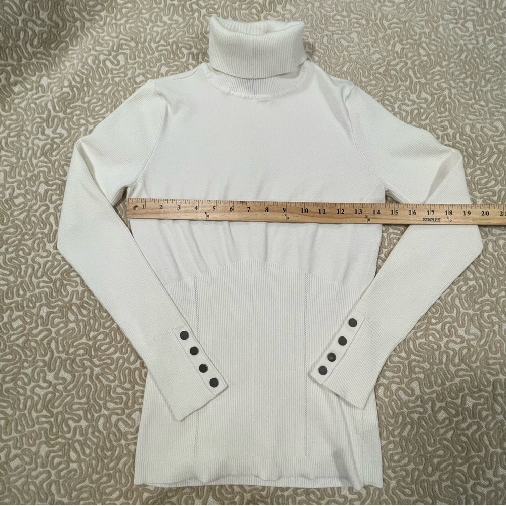 White House Black Market White Turtleneck Sweater - Picture 10 of 15